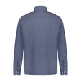 Load image into Gallery viewer, Black Grey Navy Geo Print Hidden Button Down Long Sleeve Shirt
