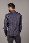 Load image into Gallery viewer, Navy Striped Shirt
