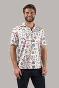 Load image into Gallery viewer, Music Notes and Instruments Polo Shirt
